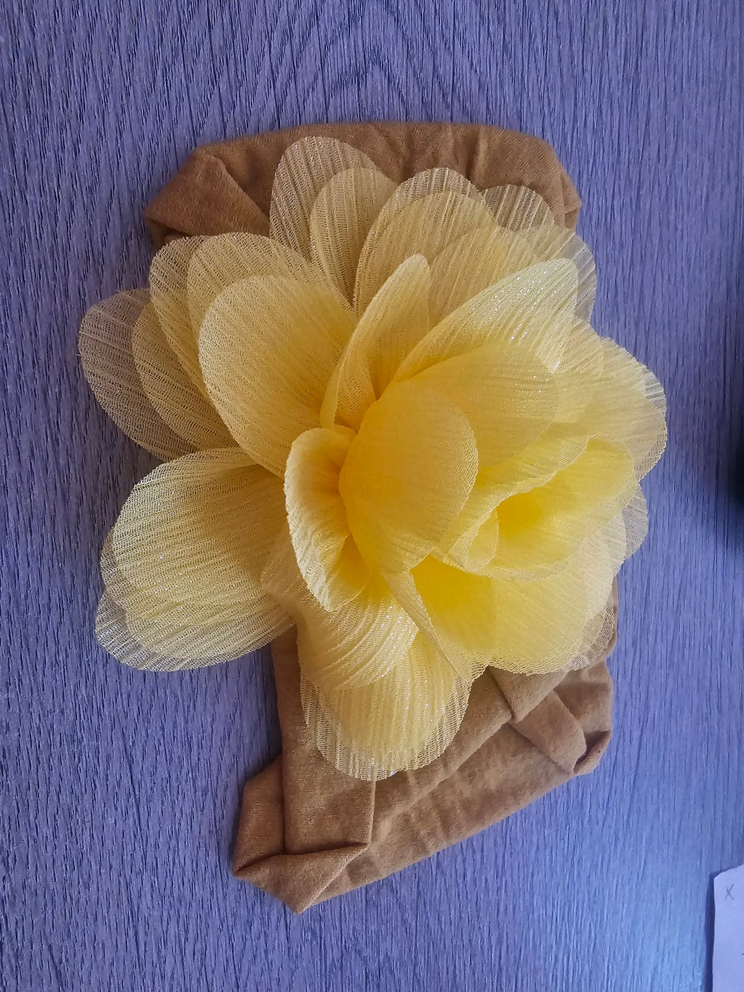 Chiffon Flower Soft Stretchy Hair Band