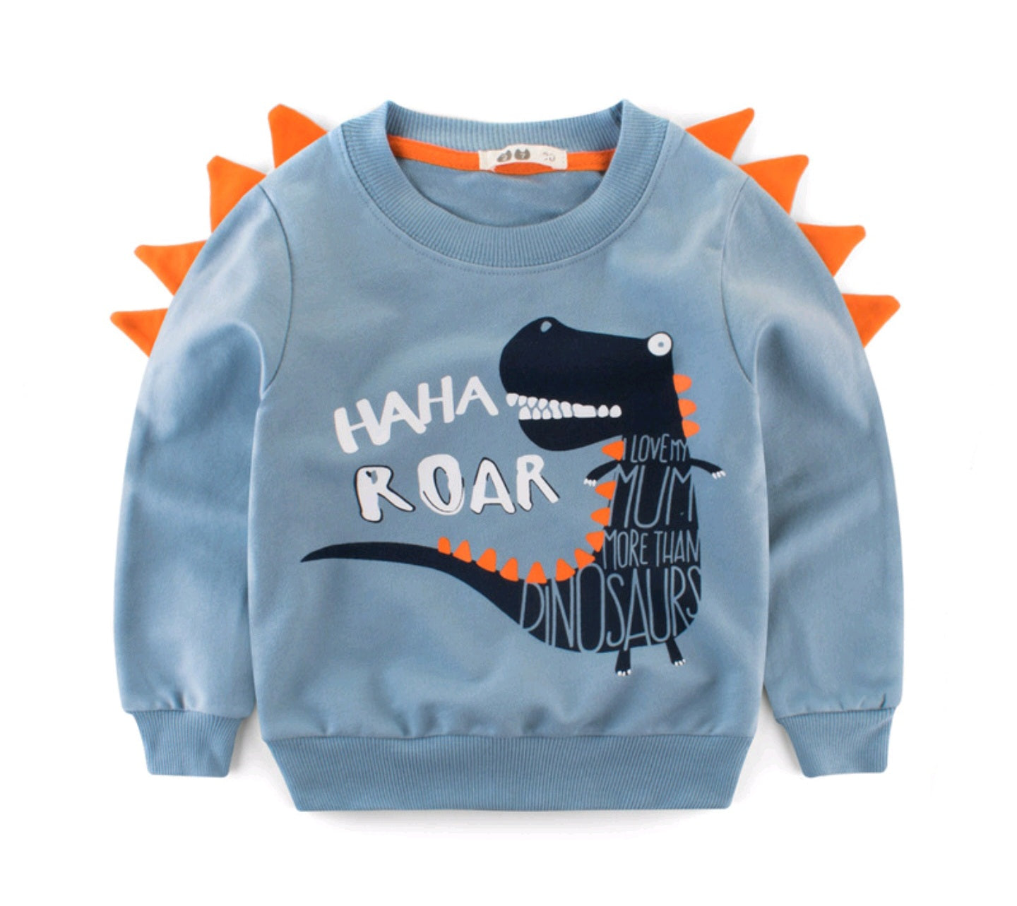 Boys Dinosaur Long-sleeve Pullover